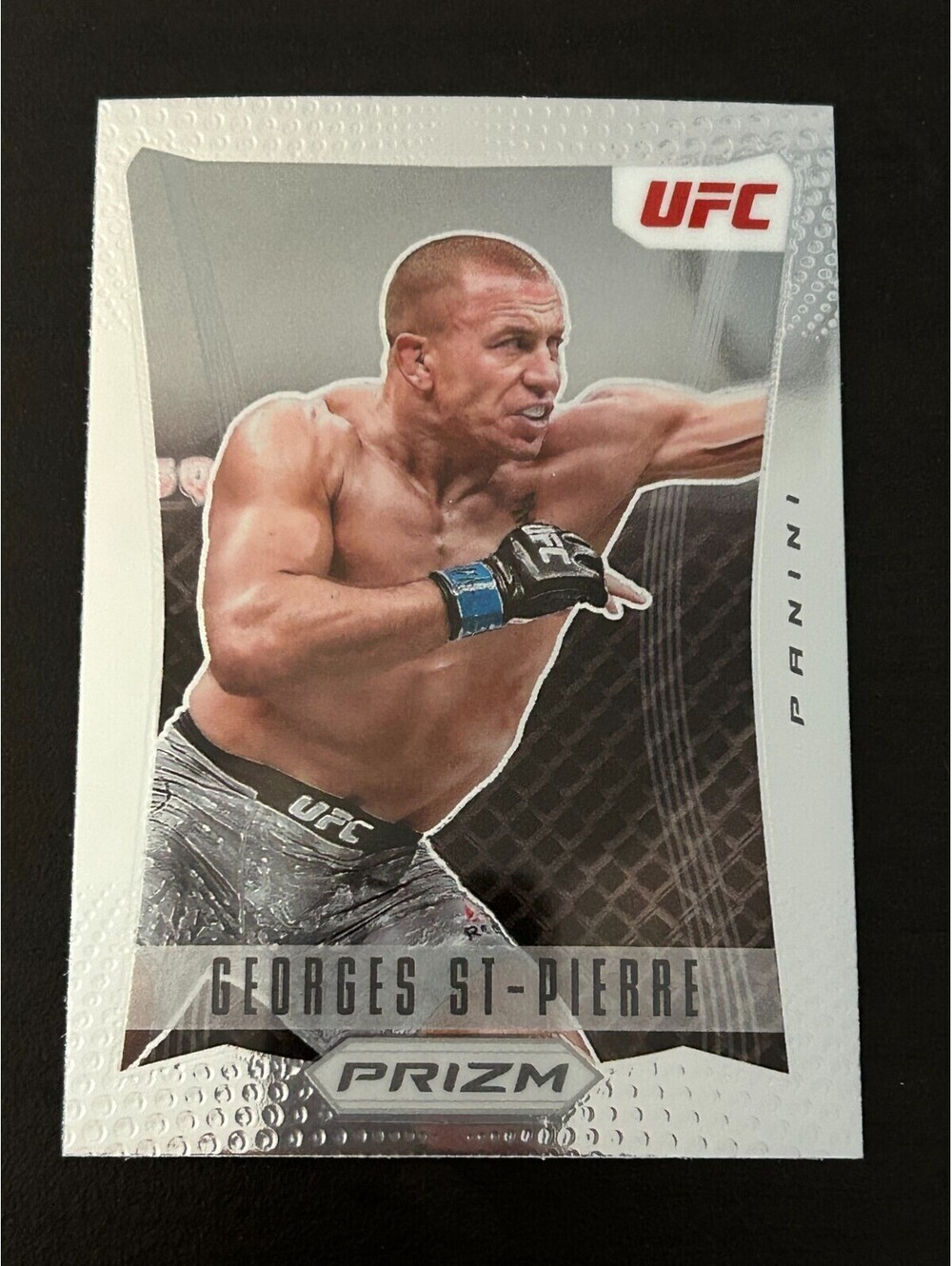 2022 Panini Prizm UFC - Prizm Flashback Silver Prizm #10 Georges St-Pierre